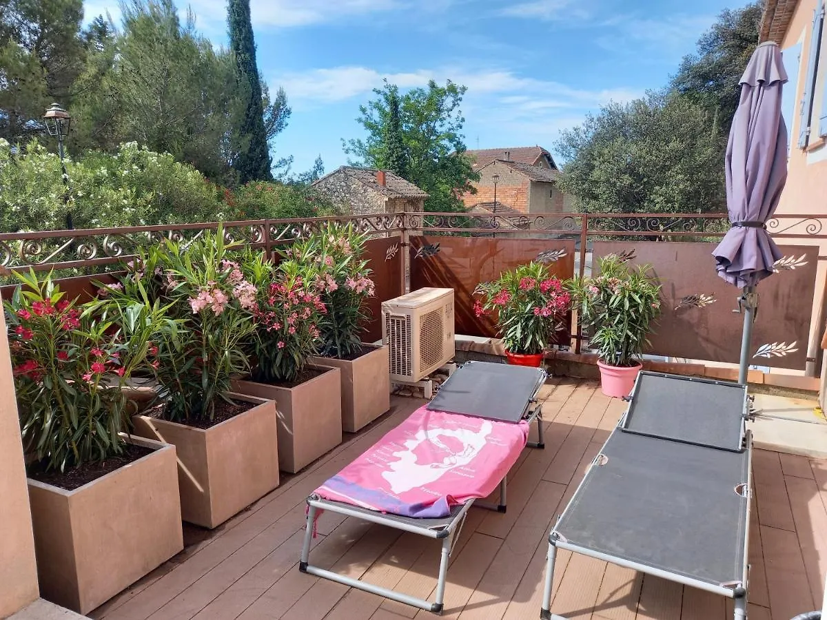 Logement Independant Au Bonheur Cuisine Piscine Clim Proche Centre Village #Dentelles Montmirrail 博默德弗尼瑟 法国